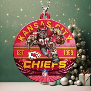 Official NFL Kansas City Chiefs Rearview Mirror Ornament