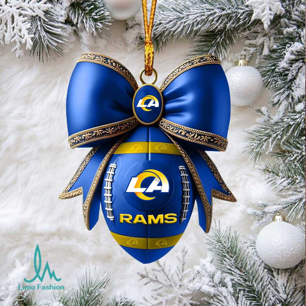 Official NFL LA Rams Team Colors Holiday Ornament Official NFL LA Rams Team Colors Holiday Ornament