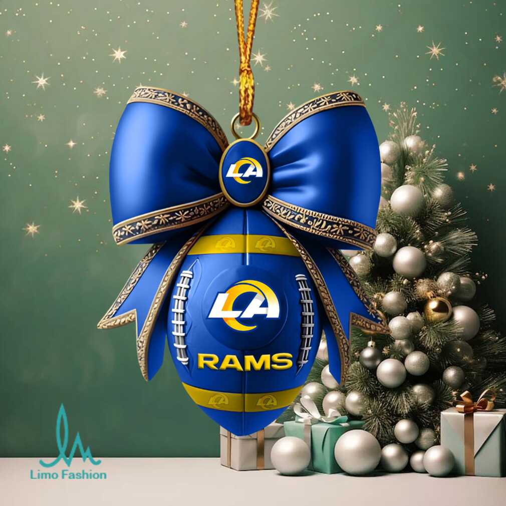 Official NFL LA Rams Team Colors Holiday Ornament Official NFL LA Rams Team Colors Holiday Ornament