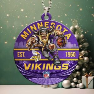 Official NFL Minnesota Vikings Est 1960 Ornament