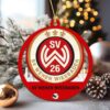 NFL Denver Broncos Christmas Tree Ornament Colorado shaped Wood With Logo NFL Denver Broncos Christmas Tree Ornament Colorado shaped Wood With Logo
