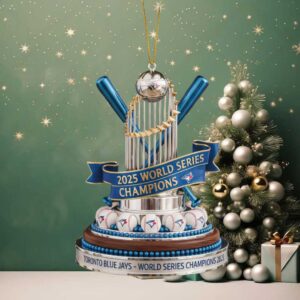 Official Toronto Blue Jays 2025 Champions Collectible Ornament
