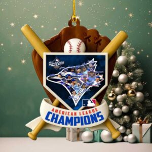Official Toronto Blue Jays American League Champions 2025 Ornament