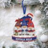 San Francisco 49ers All Things Through Christ Cross Ornament San Francisco 49ers All Things Through Christ Cross Ornament