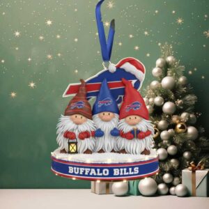 Officially Licensed Buffalo Bills Gnomes Collectible Ornament