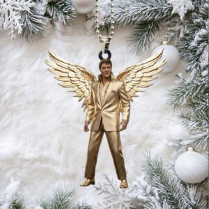 Officially Licensed Elvis Presley Gold Suit Ornament