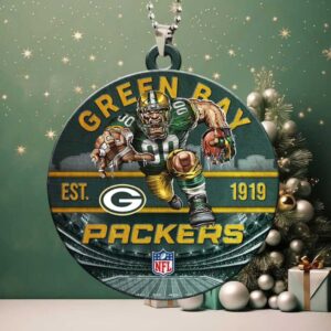 Officially Licensed Green Bay Packers Running Back Ornament