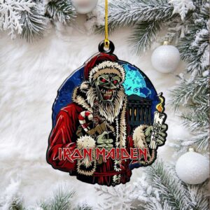 Officially Licensed Iron Maiden Santa Eddie Hanging Ornament