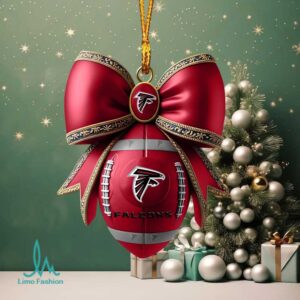Officially Licensed NFL Atlanta Falcons Football Christmas Ornament