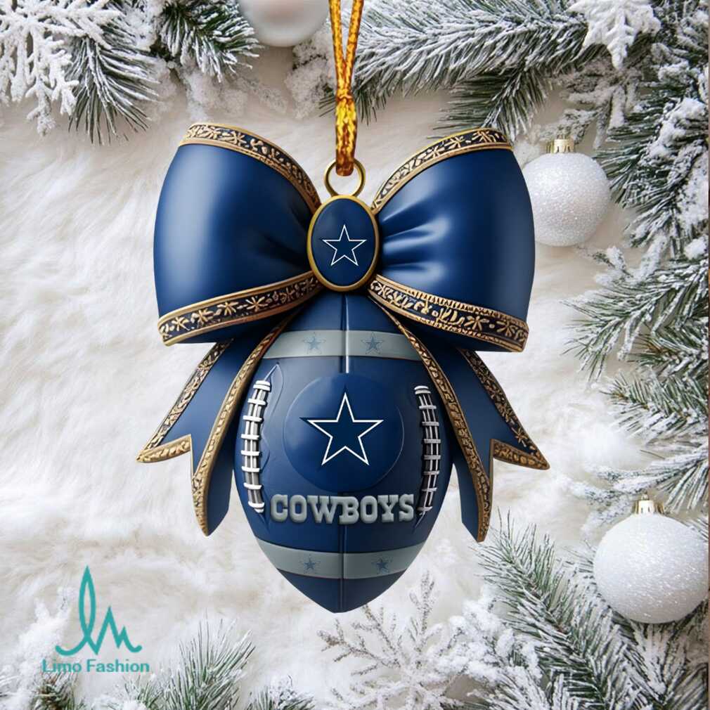 Officially Licensed NFL Dallas Cowboys Glass Ball Ornament