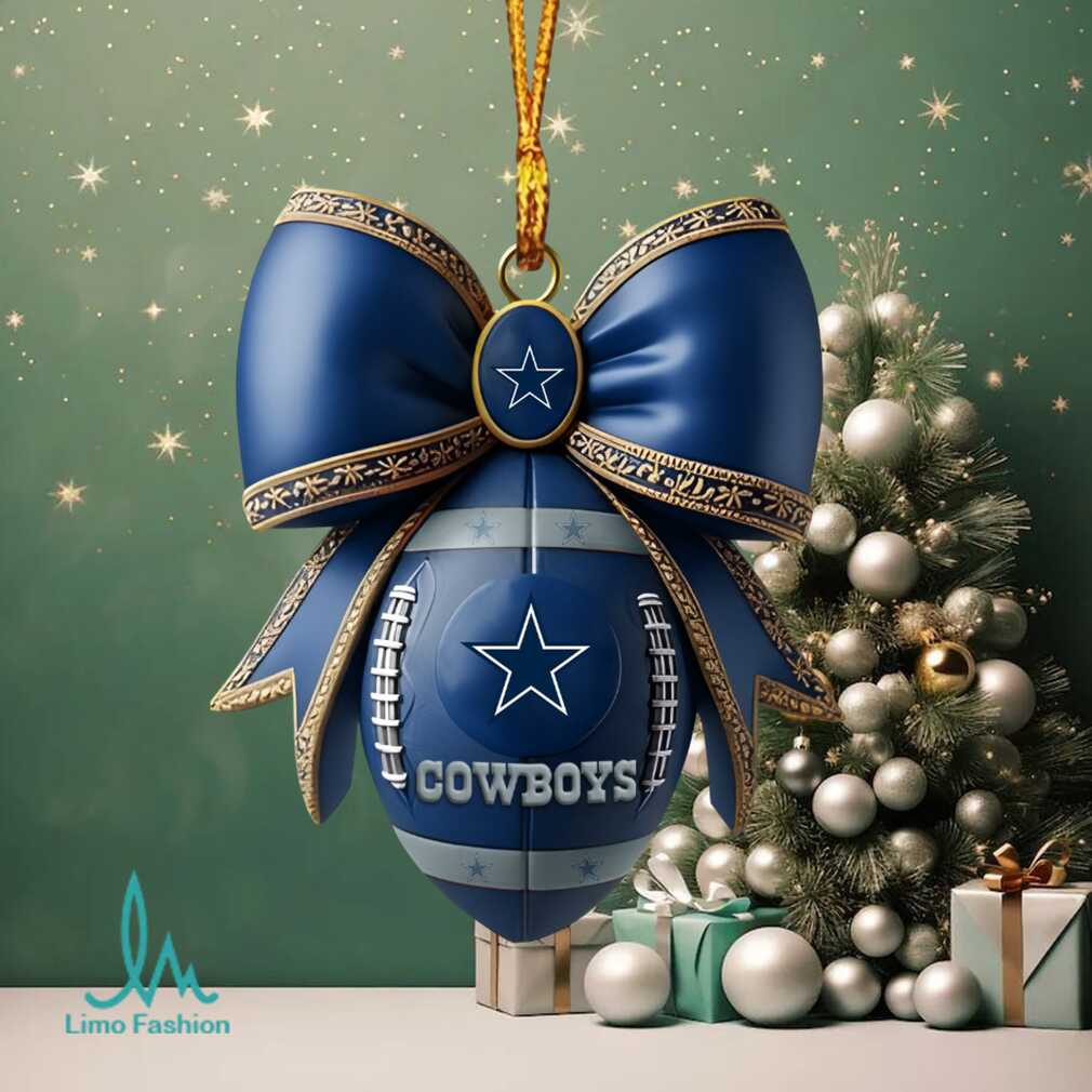 Officially Licensed NFL Dallas Cowboys Glass Ball Ornament