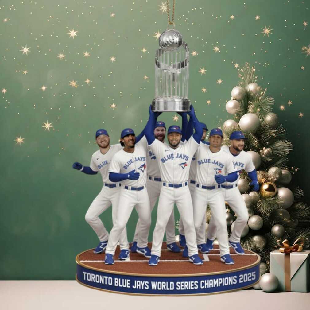 Officially Licensed Toronto Blue Jays 2025 World Series Champions Ornament first image