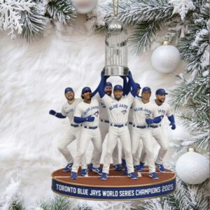 Officially Licensed Toronto Blue Jays 2025 World Series Champions Ornament