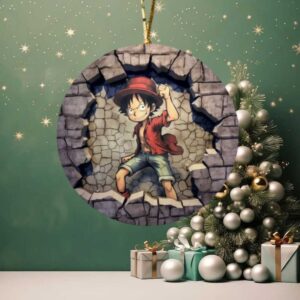 One Piece Luffy Christmas Ornament One Piece Luffy Christmas Ornament