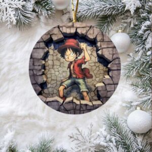 One Piece Luffy Christmas Ornament