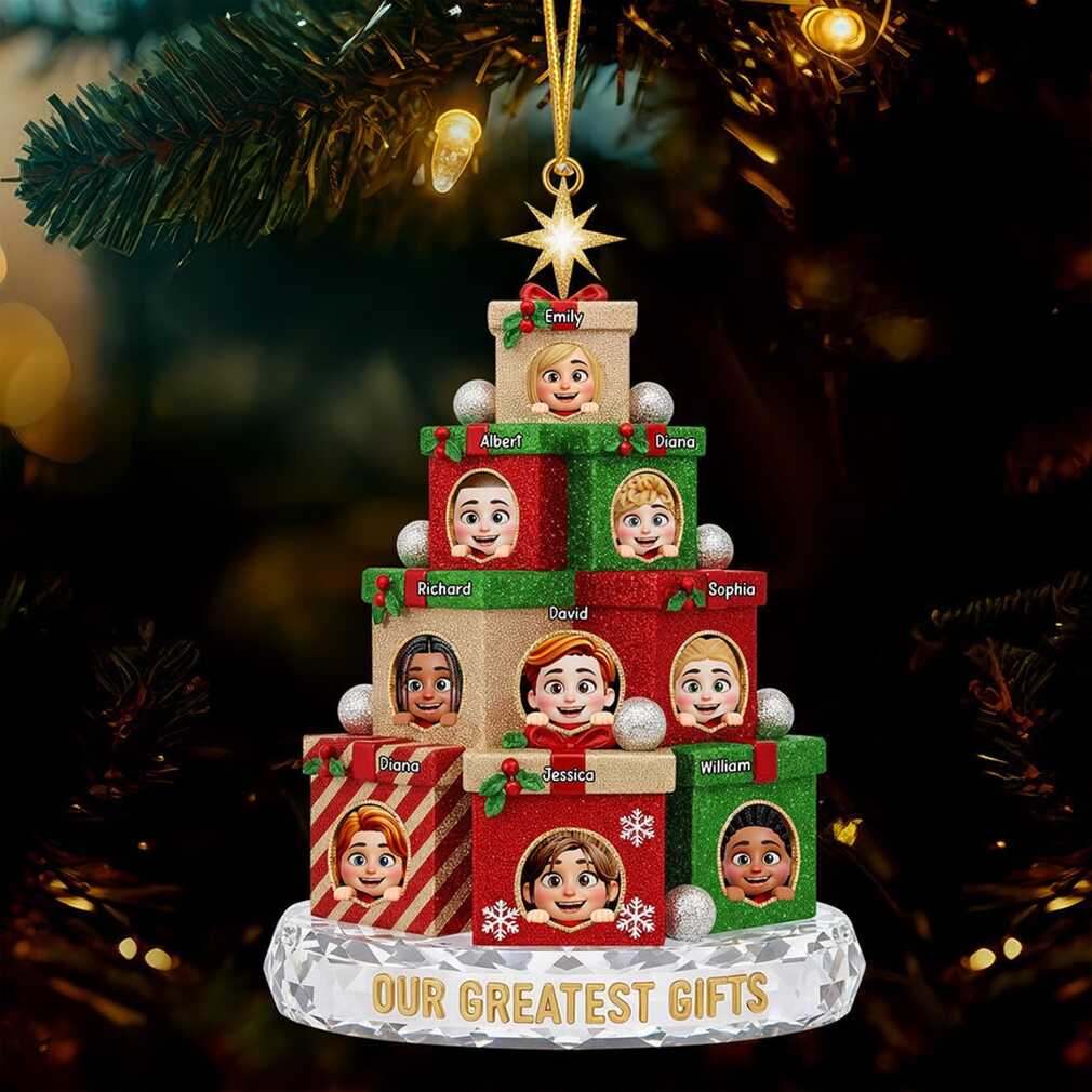 Our Greatest Gifts Christmas Ornament – Personalized Gift for Grandparents, Parents, Kids, and Family Our Greatest Gifts Christmas Ornament – Personalized Gift for Grandparents, Parents, Kids, and Family