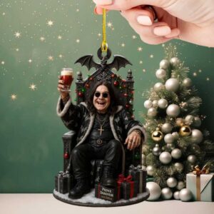 Ozzy Osbourne Prince of Darkness Throne Christmas Ornament Ozzy Osbourne Prince of Darkness Throne Christmas Ornament