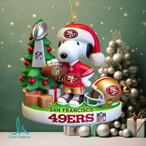 Peanuts Collection San Francisco 49ers Snoopy Holiday Ornament