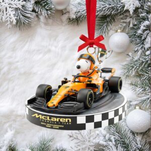 Peanuts Snoopy McLaren Formula 1 Team 60th Anniversary Keepsake Ornament