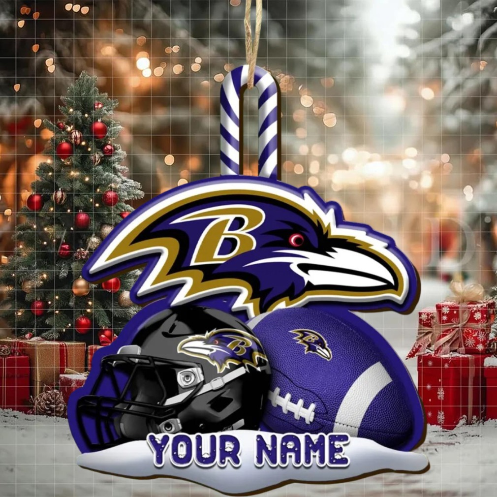 Personalized Baltimore Team Ravens Sport Christmas Ornament, For Football Fan Personalized Baltimore Team Ravens Sport Christmas Ornament, For Football Fan