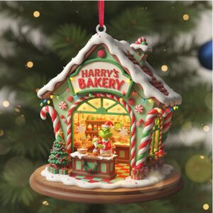 Personalized Bluey Family Christmas Ornament