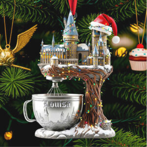 Personalized Bluey Family Christmas Ornament