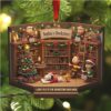 Snowmobile Toile de Jouy Ornament Personalized Christmas Gifts 01PGDT151025 Snowmobile Toile de Jouy Ornament Personalized Christmas Gifts 01PGDT151025