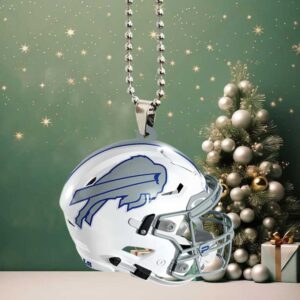 Personalized Buffalo Bills Ornament NFL Football Helmet Car Charm