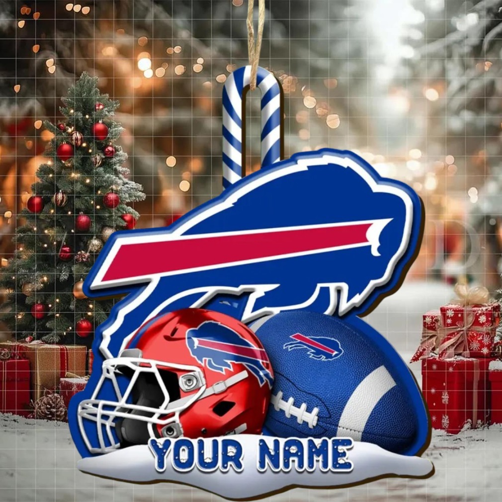 Personalized Buffalo Bills Christmas Ornament