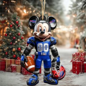 Personalized Buffalo Team Billss Sport Christmas Ornament, For Football Fan