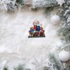 Personalized Scuba Diver Grinch Christmas Ornament Personalized Scuba Diver Grinch Christmas Ornament
