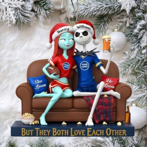 Personalized But They Both Love Each Other Couple Ornament