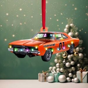 Personalized Classic Movie Car Collection Ornament Custom Name Christmas Tree Decor For Car Lovers