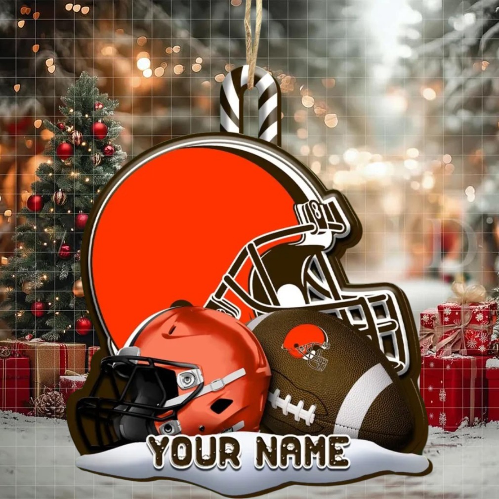 Personalized Cleveland Team Browns Sport Christmas Ornament, For Football Fan Personalized Cleveland Team Browns Sport Christmas Ornament, For Football Fan