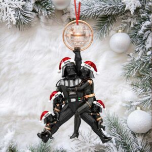 Personalized Darth Vader Family Christmas Ornament