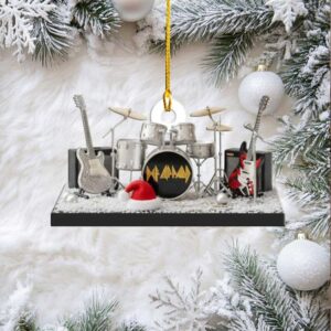 Personalized Def Leppard Rock Band Christmas Decoration
