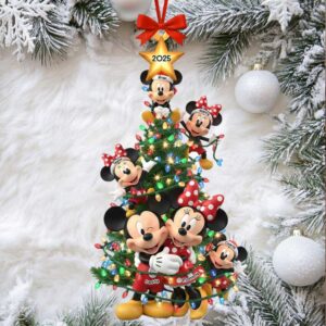 Personalized Disney Family Christmas Ornament 2025