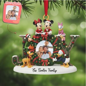 Personalized Disney Family Christmas Ornament