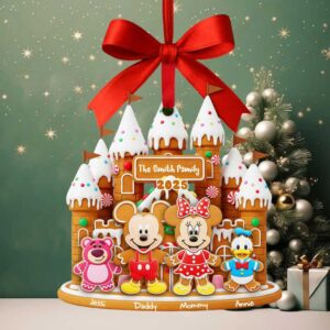 Personalized Disney Gingerbread Christmas Ornament