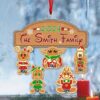 Personalized Disney Family Christmas Ornament Personalized Disney Family Christmas Ornament