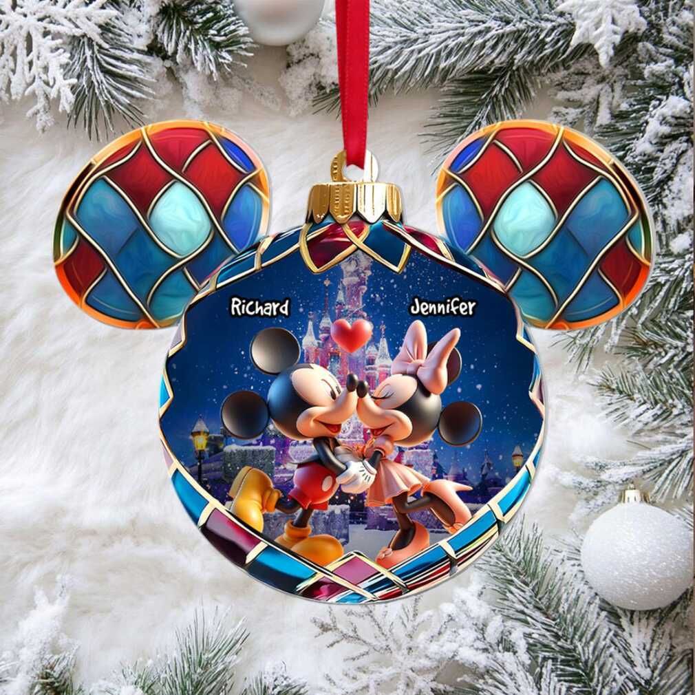 Personalized Disney Mickey & Minnie Christmas Ornament Personalized Disney Mickey & Minnie Christmas Ornament