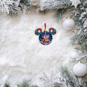 Personalized Disney Mickey & Minnie Christmas Ornament