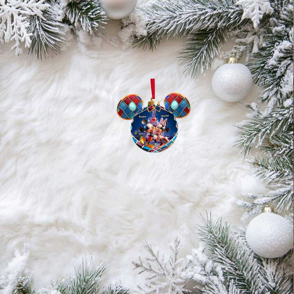 Personalized Disney Mickey & Minnie Christmas Ornament Personalized Disney Mickey & Minnie Christmas Ornament