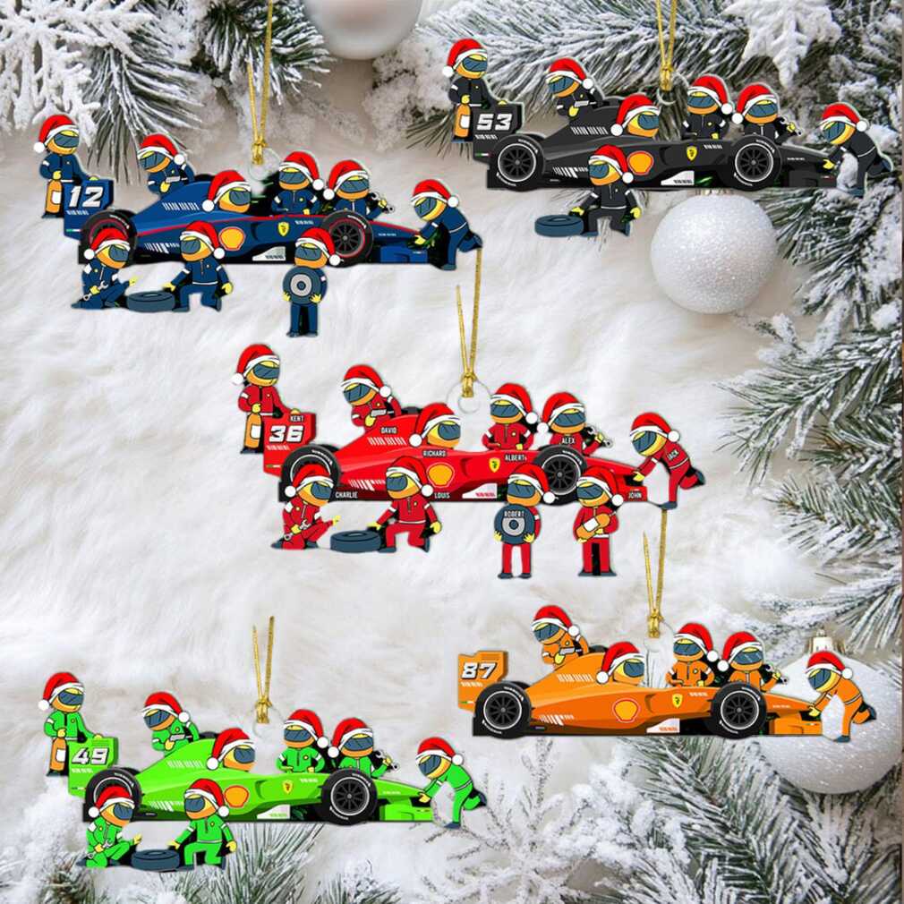 Personalized F1 Racing Car Christmas Ornament Personalized F1 Racing Car Christmas Ornament