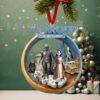 Personalized New Orleans Saints Grinch Couple Christmas Ornament Personalized New Orleans Saints Grinch Couple Christmas Ornament