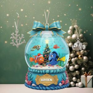 Personalized Finding Nemo Snow Globe Ornament