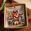 Personalized Firefighter Couple Christmas Ornament Personalized Firefighter Couple Christmas Ornament