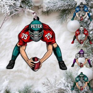 Personalized Football Ornament