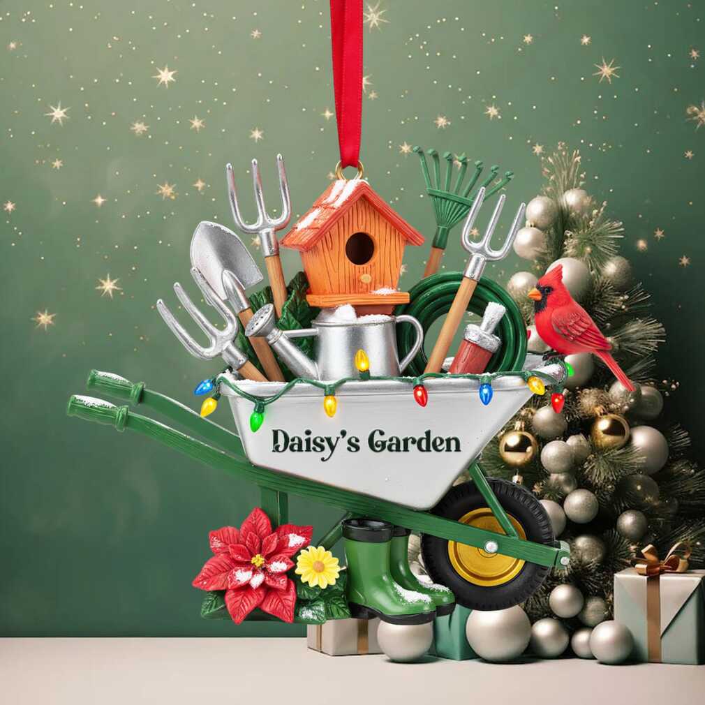 Personalized Garden Tools Ornament Personalized Garden Tools Ornament
