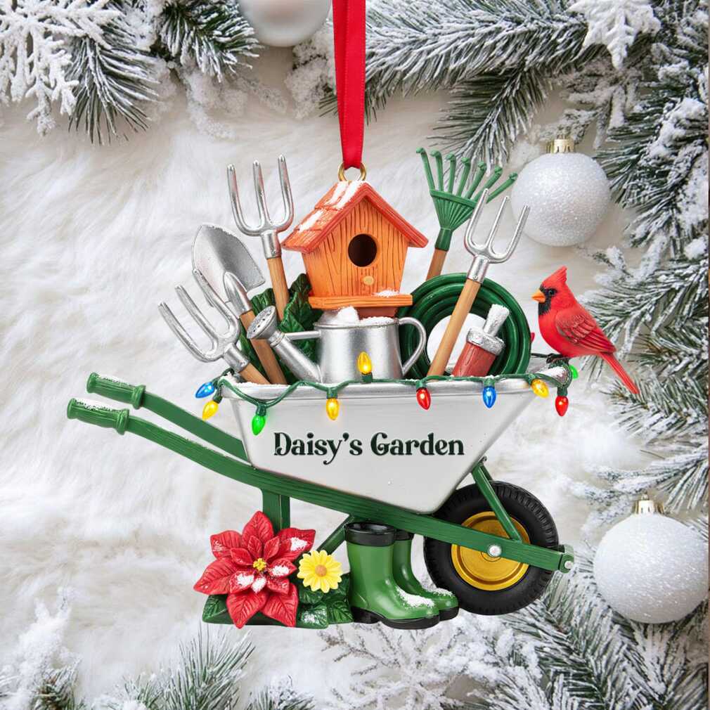 Personalized Garden Tools Ornament Personalized Garden Tools Ornament